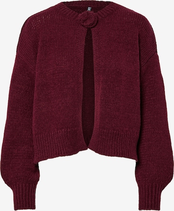 PIECES Вязаная кофта 'PCJelena' в Красный: спереди