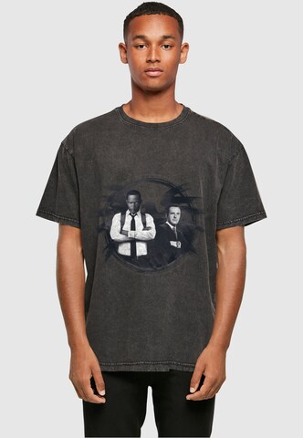 ABSOLUTE CULT T-Shirt 'Captain Marvel - Nick Fury Shield' in Schwarz: Vorderseite