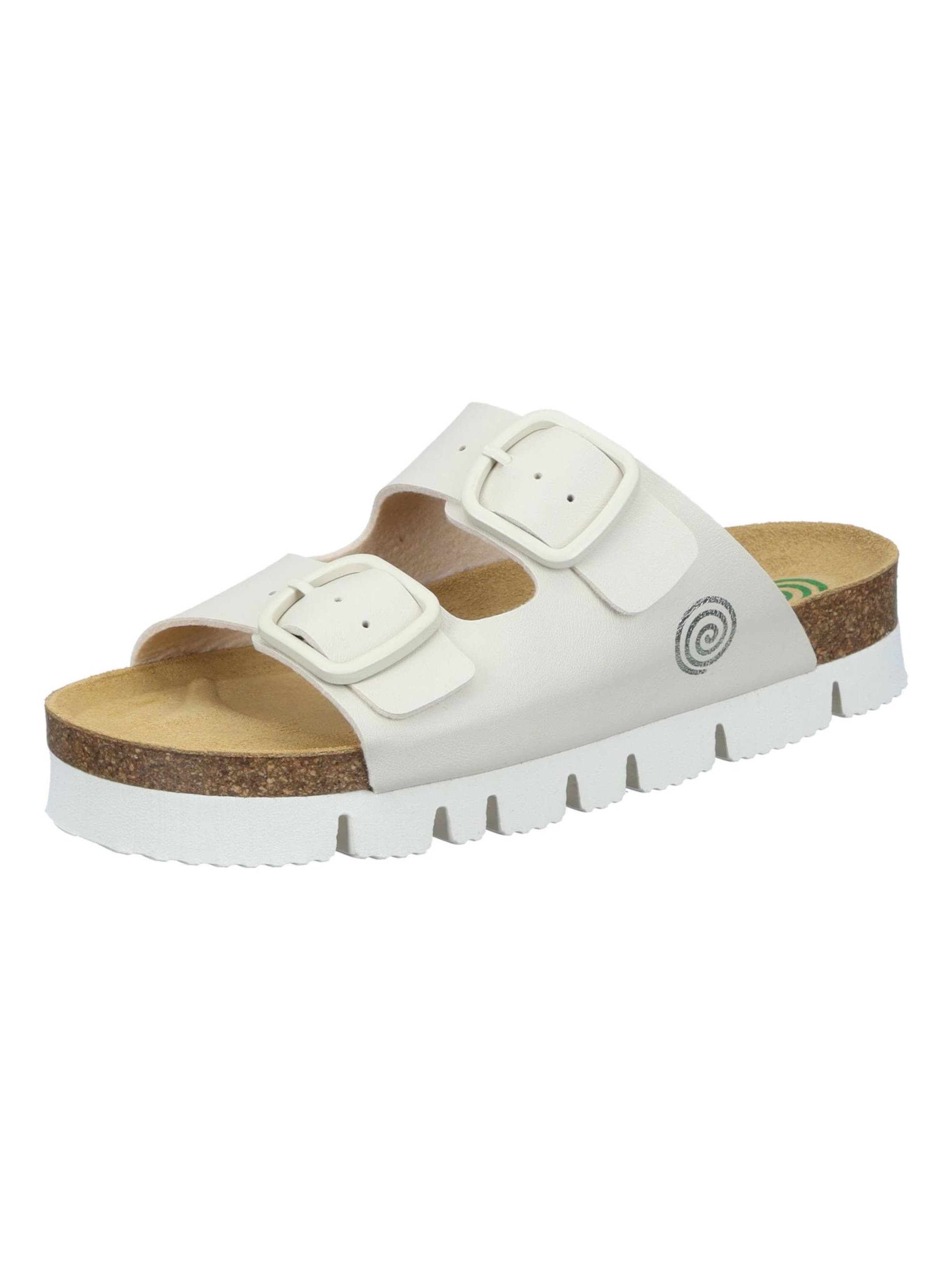 DR. BRINKMANN Mules 'Pantoletten BONILLO' in White: front