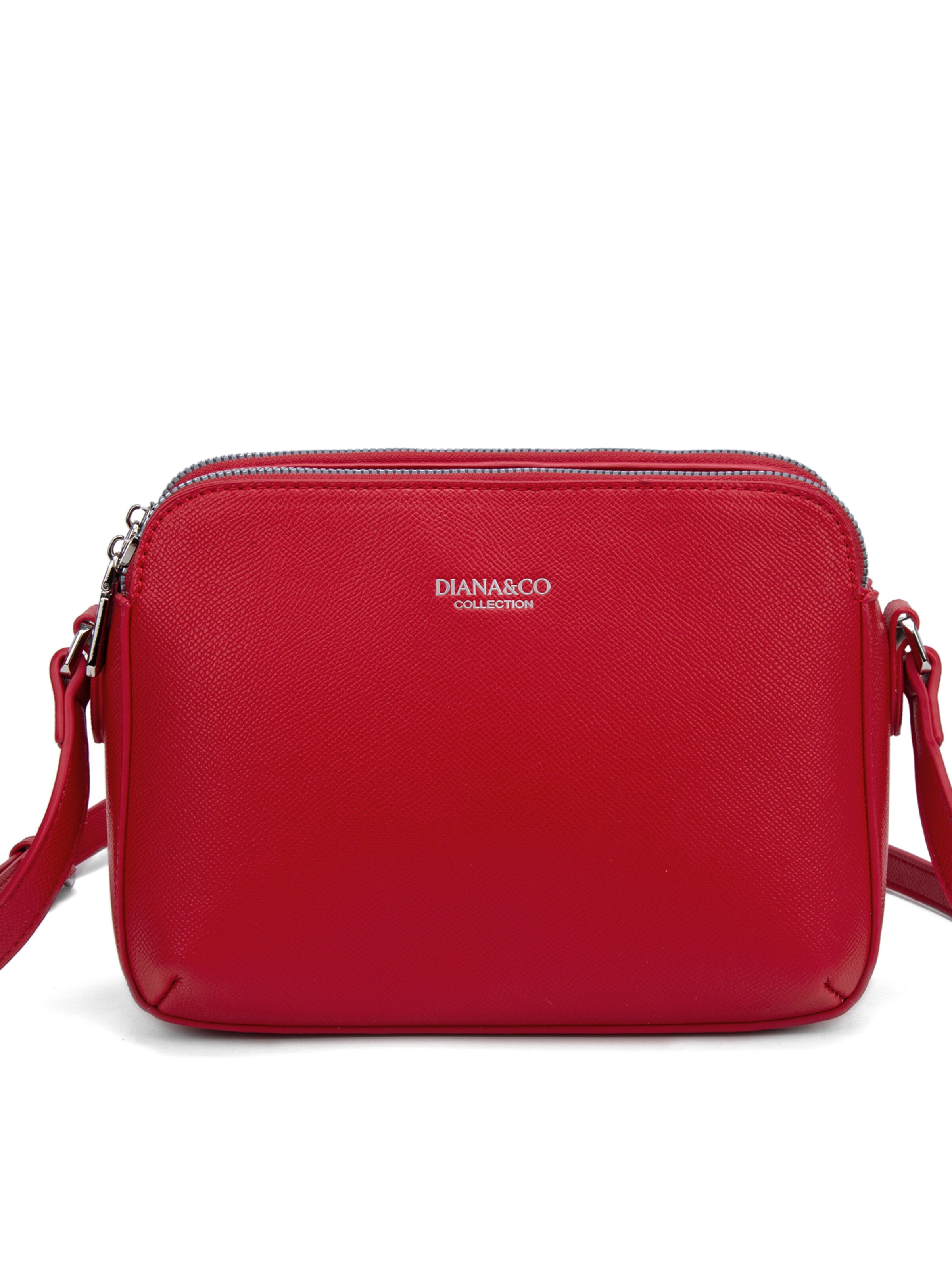 Borsa a tracolla di Diana&Co. in rosso: frontale