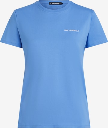 mėlyna Karl Lagerfeld Marškinėliai: priekis