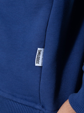 Smilodox Sweatshirt 'Jagger' in Blauw