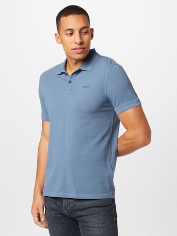 BOSS Orange Regular Fit Poloshirt 'Prime' in Blau: predná strana