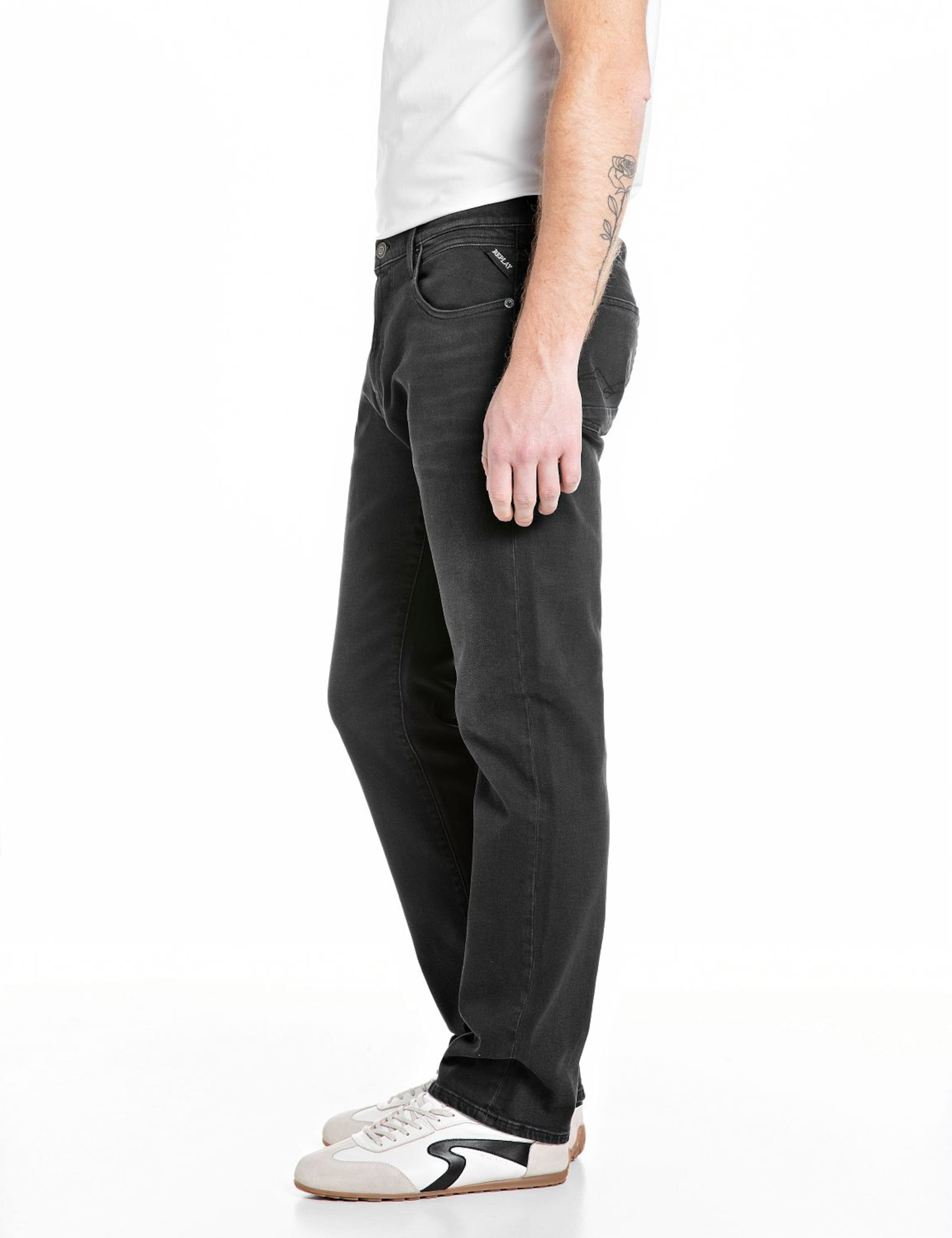 REPLAY Regular Jeans in Black