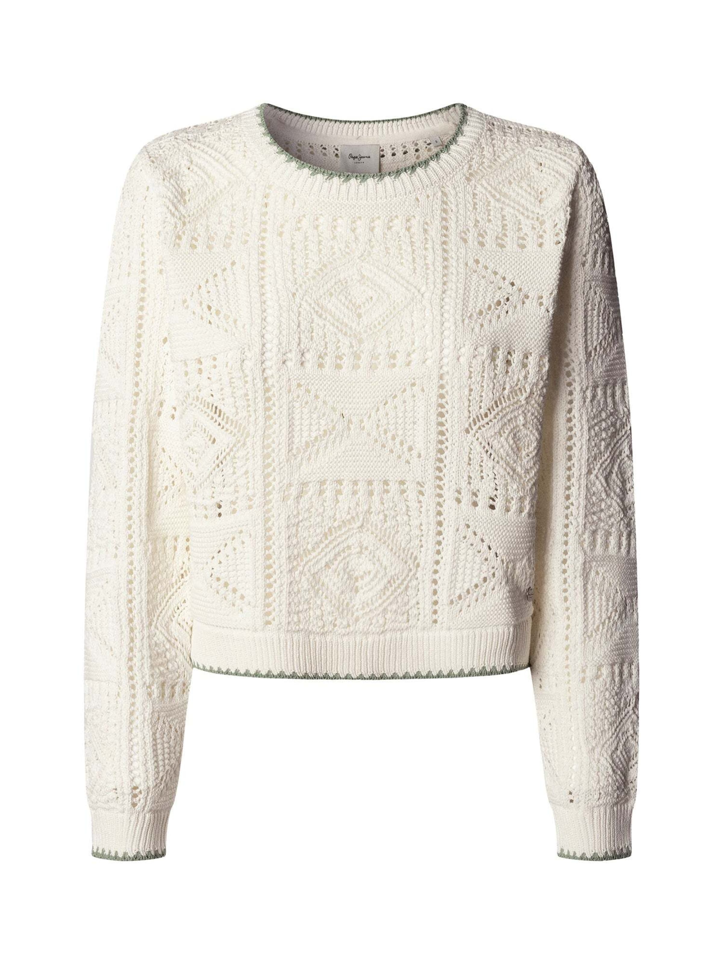 Pepe Jeans Pullover 'Kas' in Weiß: Vorderseite