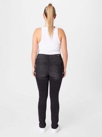 ONLY Curve Skinny Jeans 'WAUW' in Black