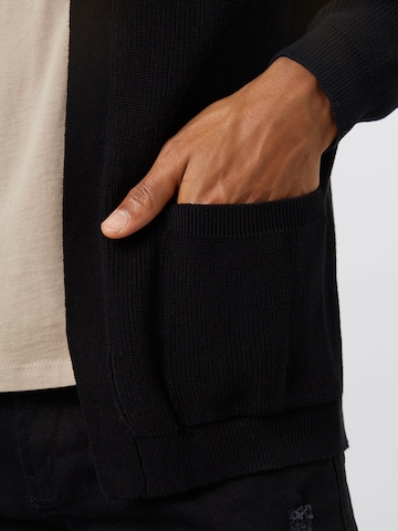 Denim Project Regular fit Knit Cardigan in Black