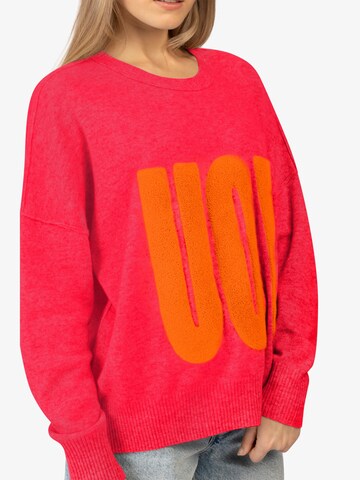 Rainbow Cashmere Sweatshirt in Orange