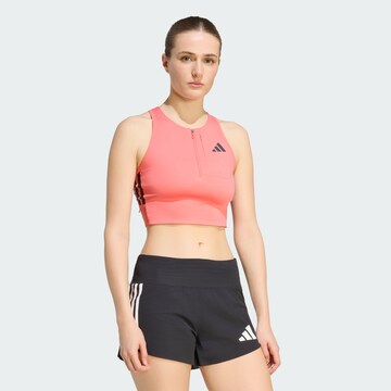 Haut de sport 'Adizero' ADIDAS PERFORMANCE en rose : devant