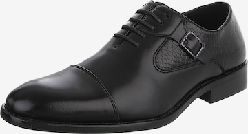 CoolWalk Lace-Up Shoes in Black: front