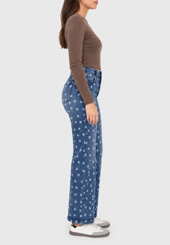 Wide Leg Jean Elara en bleu