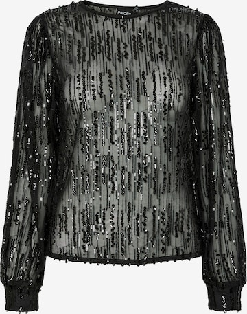 PIECES Paita 'PCMALLE' värissä musta: etupuoli