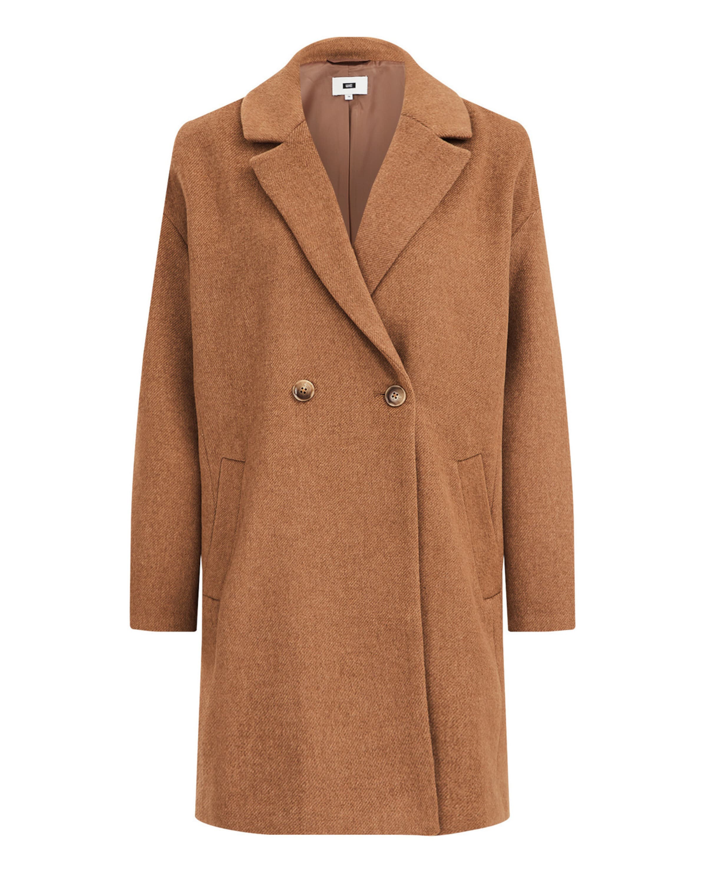 WE Fashion Overgangsfrakke i brun: forside