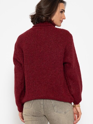 SASSYCLASSY Oversized Sweater in Red