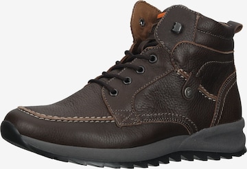 WALDLÄUFER Lace-Up Boots in Brown: front