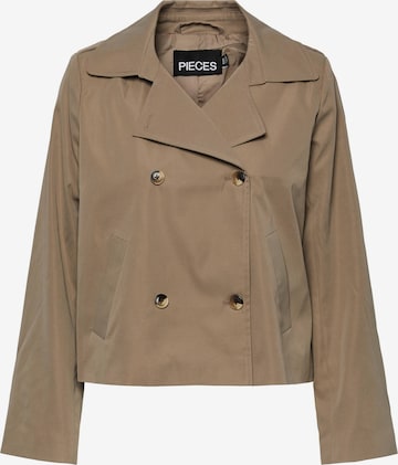 PIECES Between-Season Jacket in Grey: front