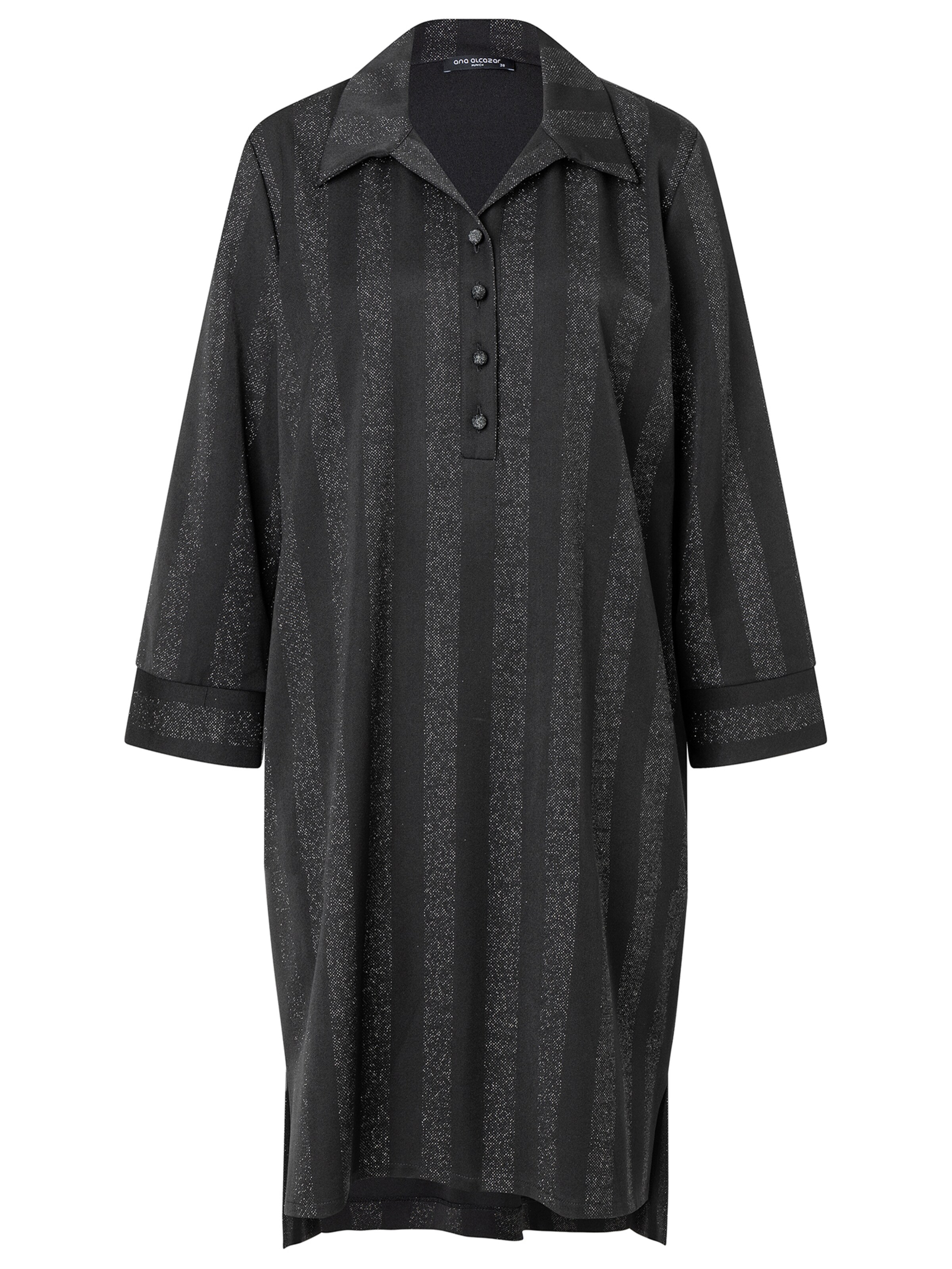 Ana Alcazar Blousejurk 'Samina' in Zwart: voorkant