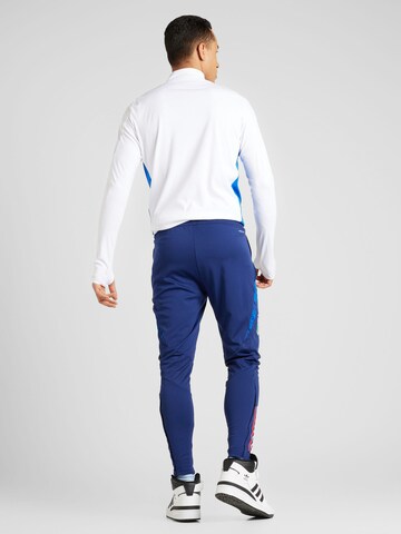 ADIDAS PERFORMANCE Skinny Sporthose 'Italy Tiro 24 Competition' in Blau