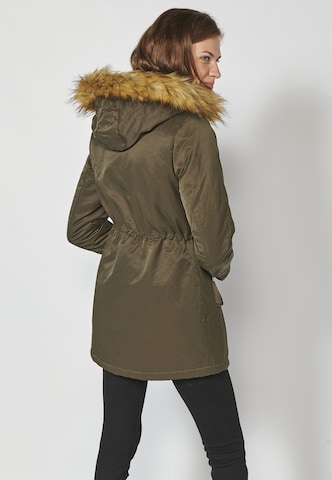 KOROSHI Between-seasons parka in Green