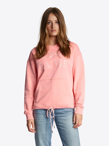 Rich & Royal Sweatshirt in Roze: voorkant