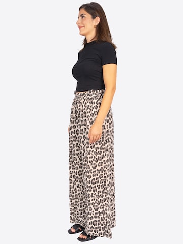 Wide Leg Pantalon 'Dani' Seasons of April en beige