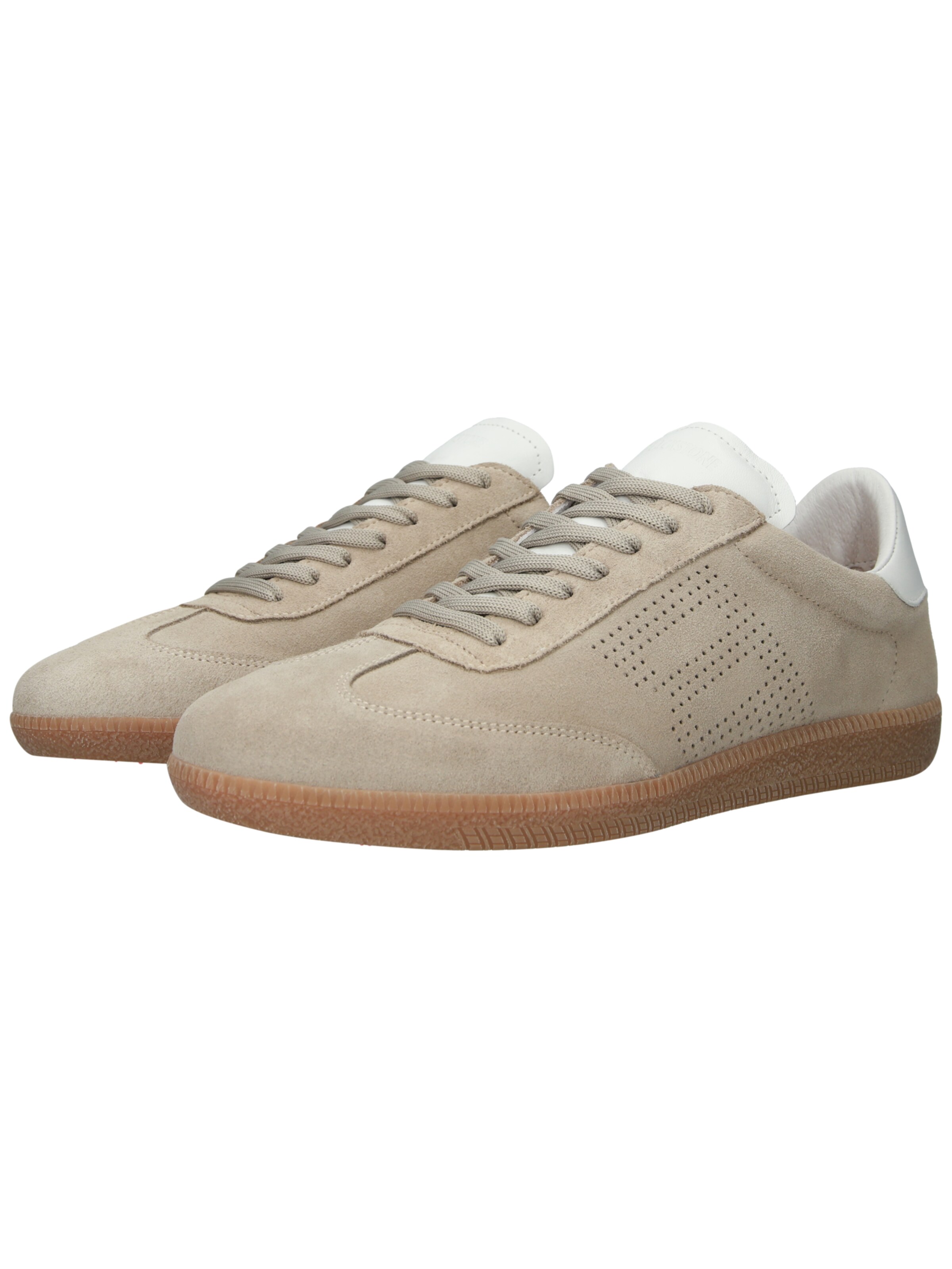 BLACKSTONE Låg sneaker 'Lime Wren Perf DG363' i beige