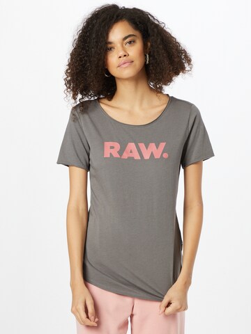 Tricou de la G-Star RAW pe gri: față