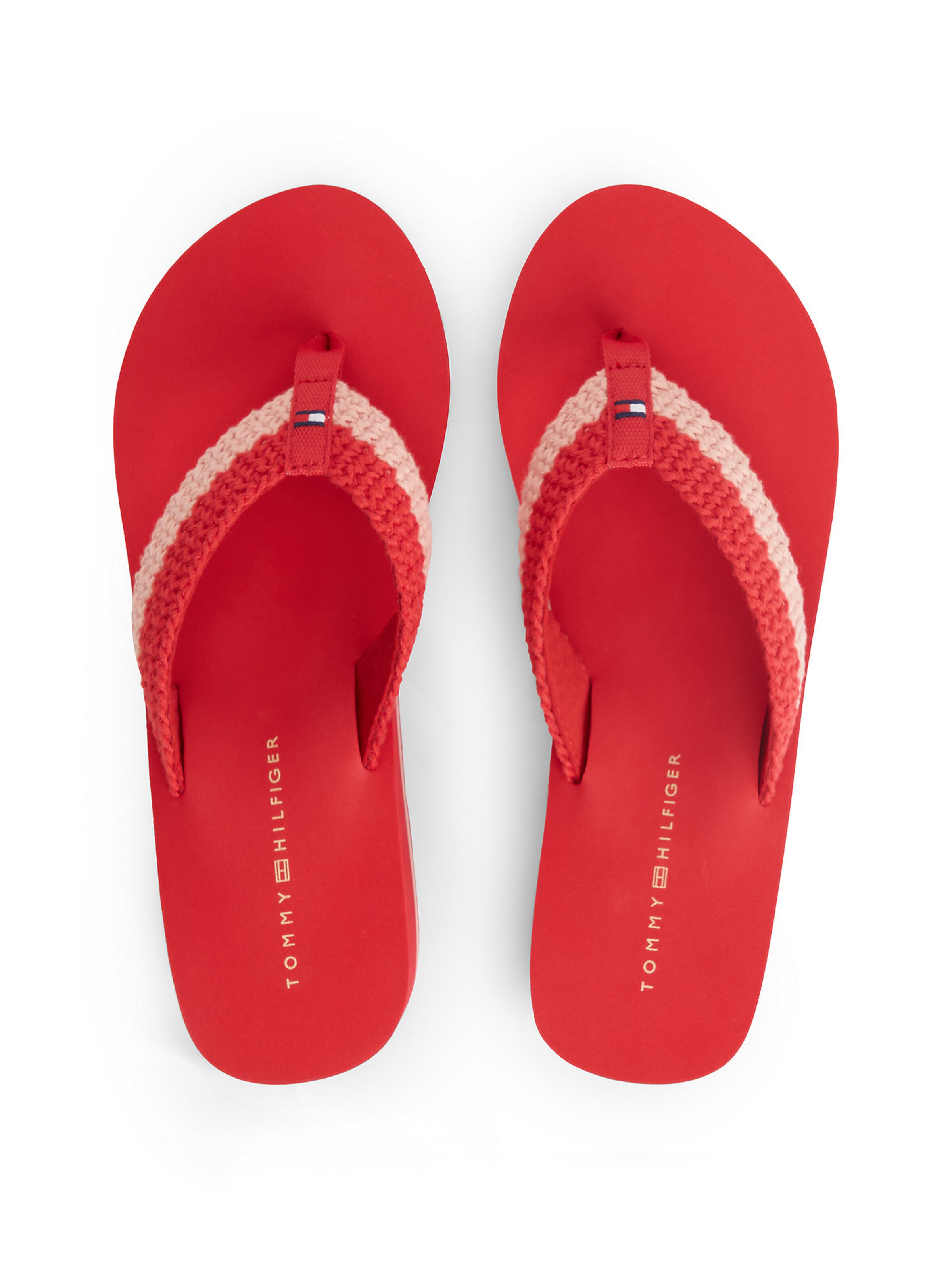 Tongs TOMMY HILFIGER en rouge