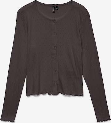 VERO MODA Gebreid vest in Bruin: voorkant