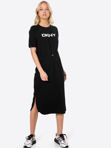 Rochie de la DKNY pe negru: față