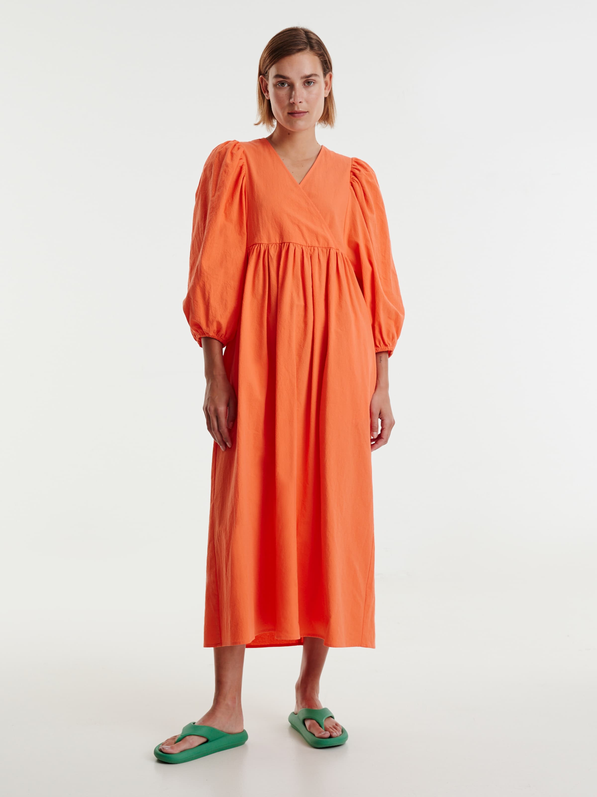 EDITED Jurk Felice in Oranje ABOUT YOU