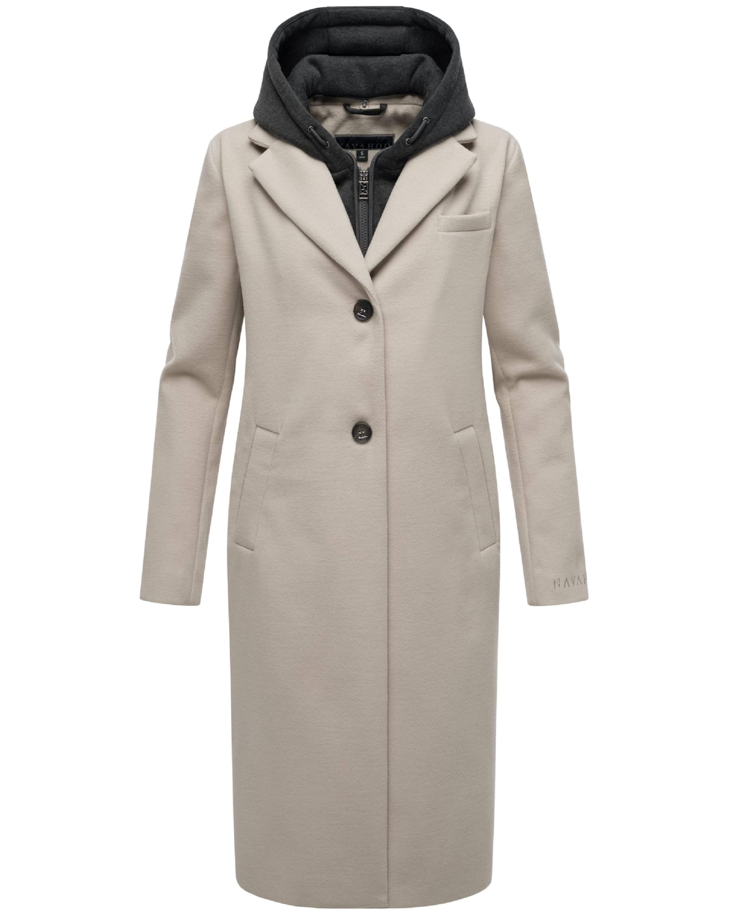 Manteau mi-saison 'Kekstraum 14' NAVAHOO en beige : devant