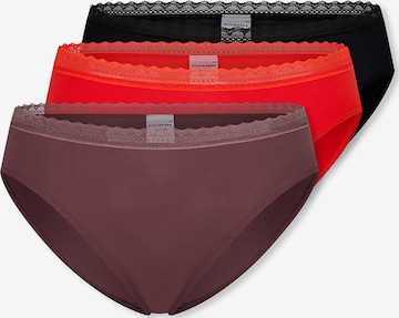 SCHIESSER Panty ' Modern Multi ' in Red: front