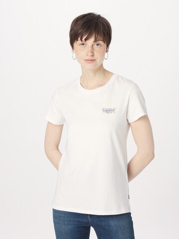 LEVI'S ® Shirt 'The Perfect Tee' in Wit: voorkant