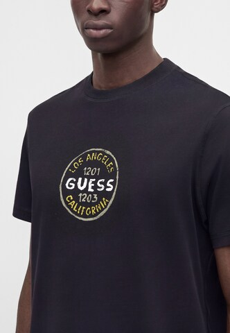 Maglietta di GUESS in nero: frontale