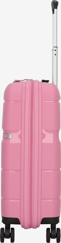 American Tourister Trolley 'Linex' 4-Rollen in Pink