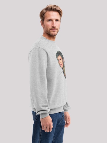 Sweat-shirt 'TV Times Pop Star David Bowie 1977' F4NT4STIC en gris