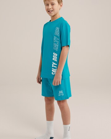 WE Fashion - Pijama en azul
