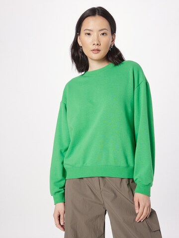 Monki Sweatshirt in Groen: voorkant