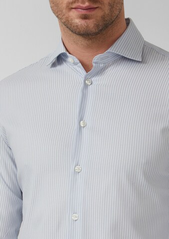 s.Oliver Regular fit Button Up Shirt in Blue
