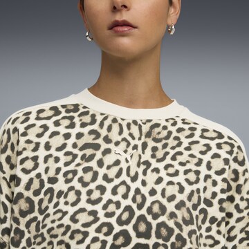 Sweat-shirt 'T7 Leo Luxe' PUMA en blanc