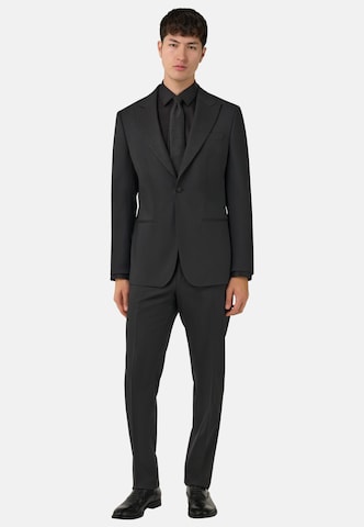 Boggi Milano Slim Fit Business-Sakko in Schwarz
