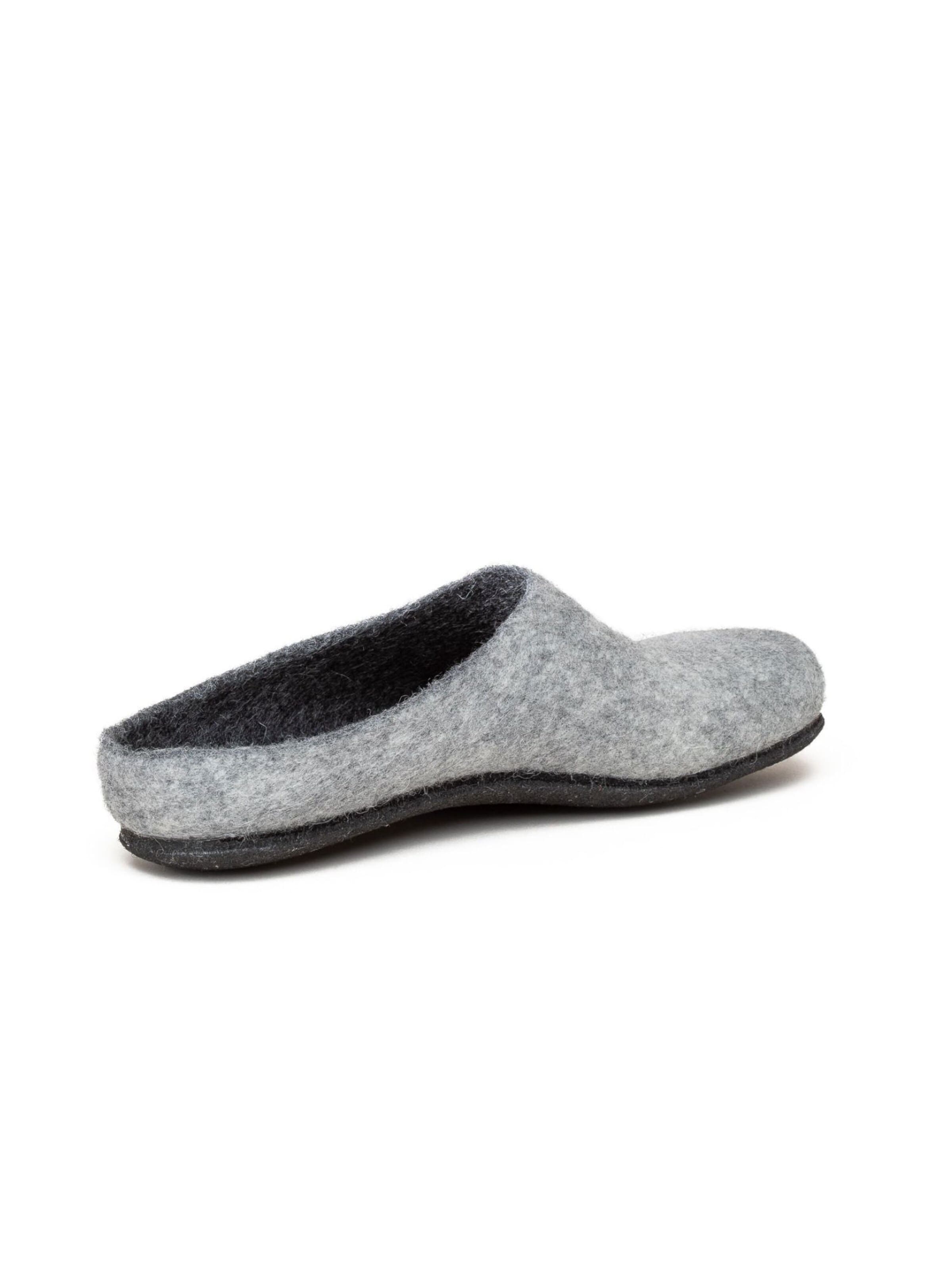 MagicFelt Slippers 'Filzpantoffel Magicfelt 709' in Grey