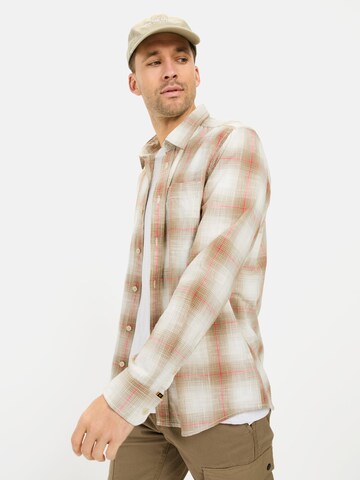 CAMEL ACTIVE Regular fit Button Up Shirt in Beige