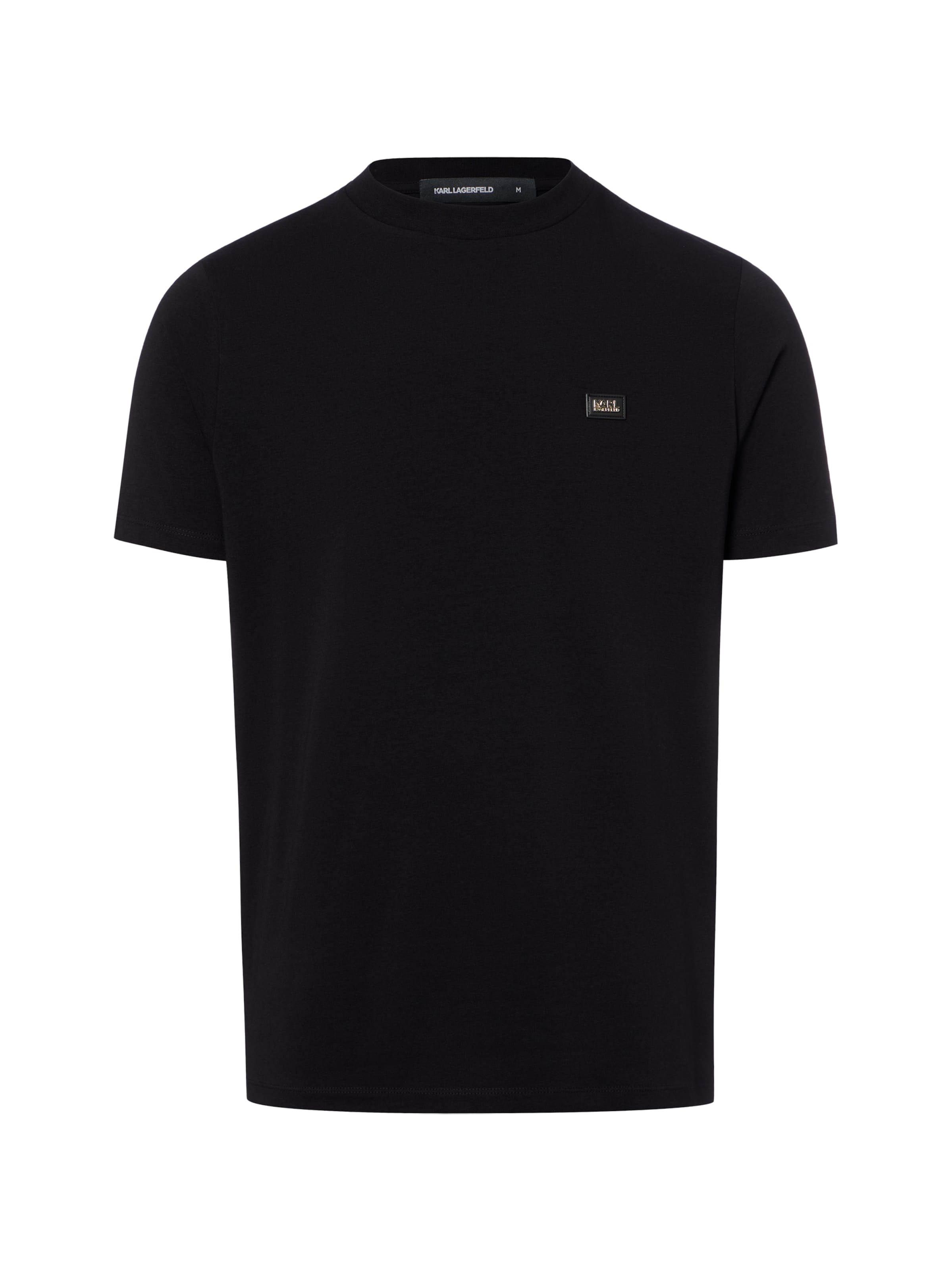 T-Shirt Karl Lagerfeld en noir : devant