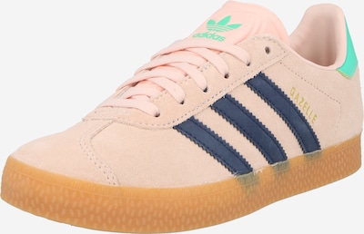 ADIDAS ORIGINALS Matalavartiset tennarit 'GAZELLE' koossa 28 värissä tummansininen / kulta / vaaleanvihreä / roosa, Tuotenäkymä