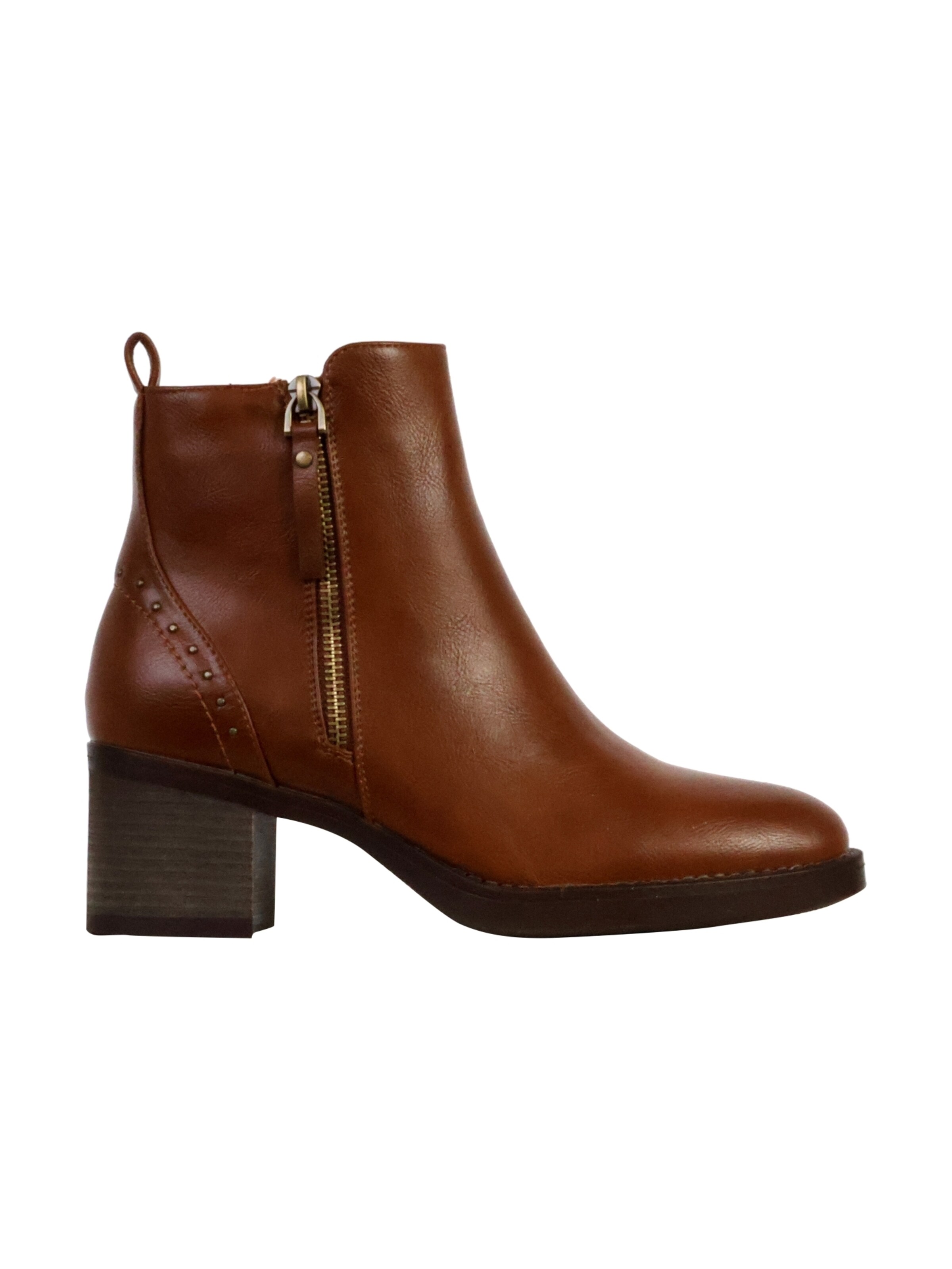 The Divine Factory - Botas de tobillo en beige: frente