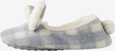 Naminės šlepetės iš Next, spalva – šviesiai pilka / balta, Prekių apžvalga