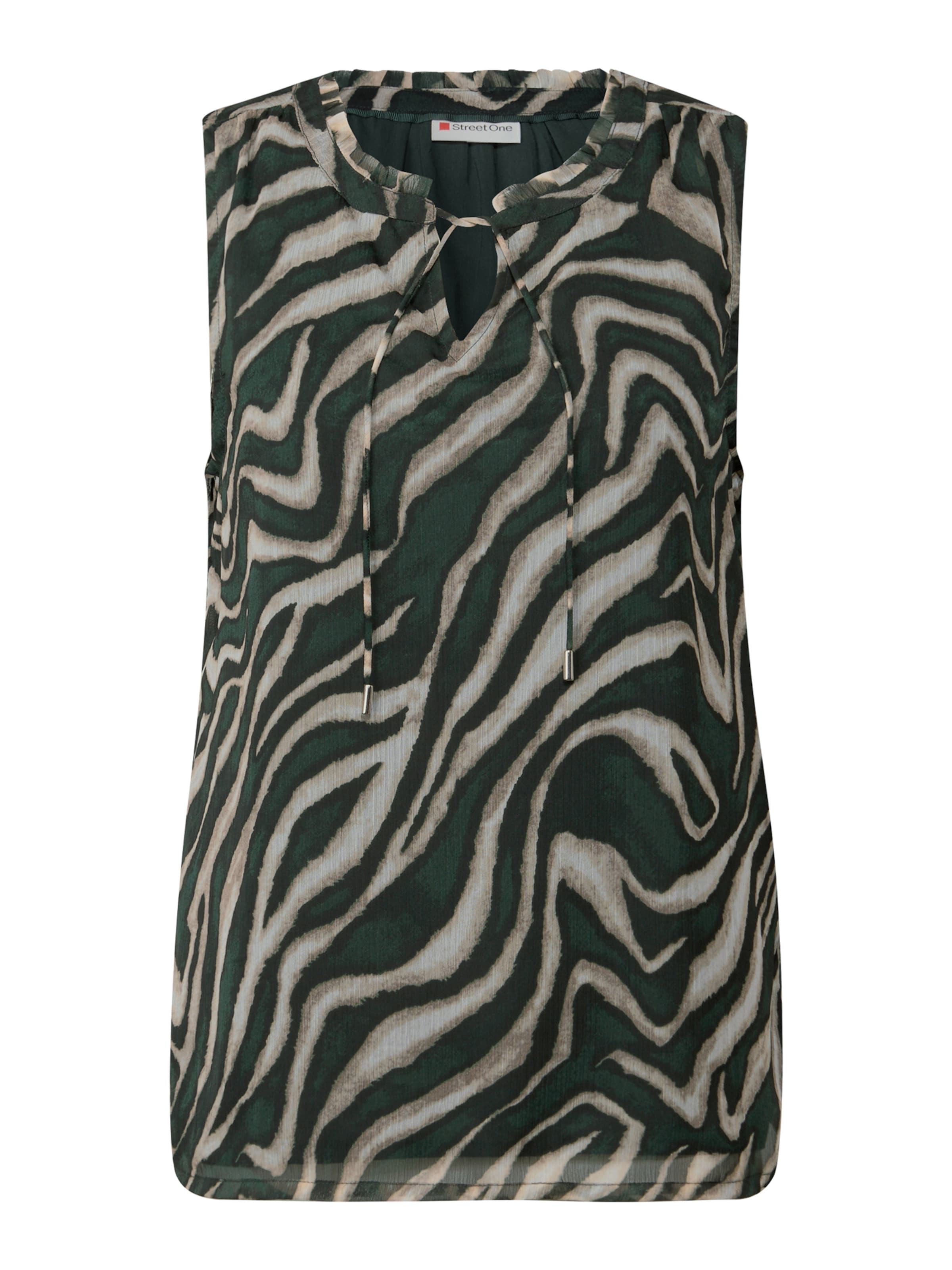 STREET ONE Блузка в Зеленый: спереди