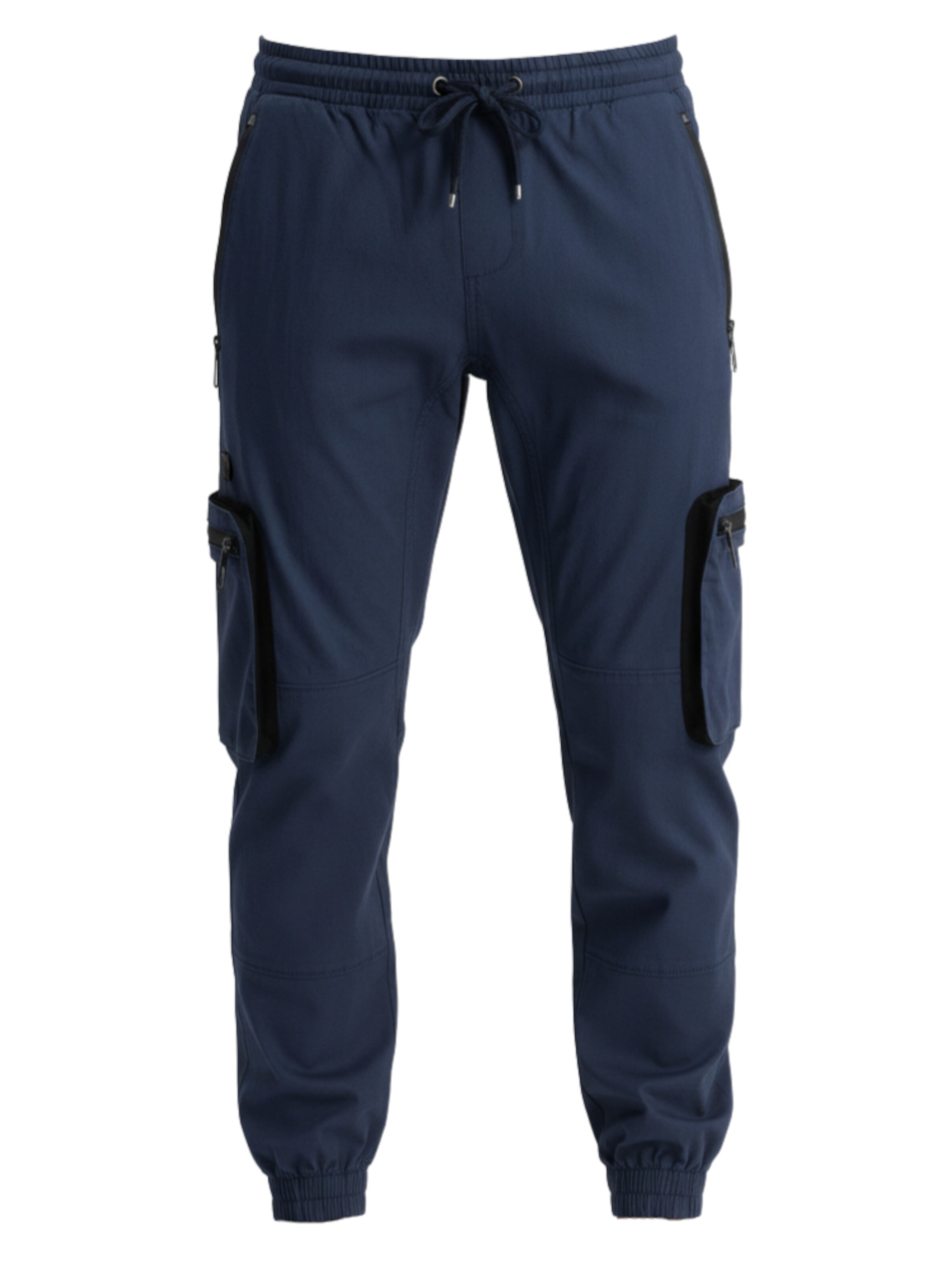 Ombre Tapered Broek 'OM-PAJO-0135' in Blauw: voorkant